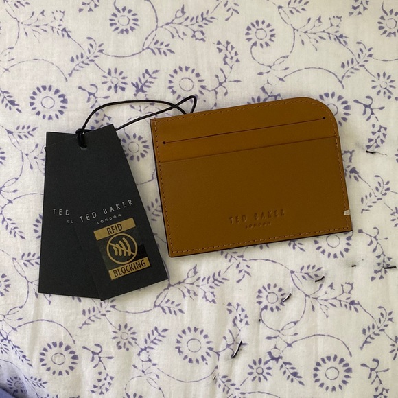 Ted Baker | Tan Leather Card Holder UNISEX NWT - Picture 5 of 8